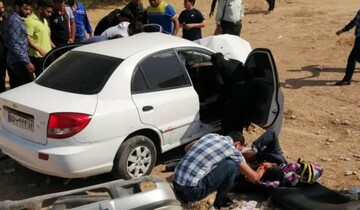 جزئیات تصادف نماینده اهواز در چذابه/ یک نفر کشته شد +عکس