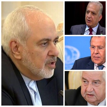 گفت‌وگوی تلفنی ظریف با وزرای خارجه عراق،روسیه و سوریه