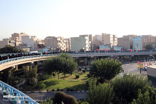 راهپیمایی جاماندگان اربعین در تهران