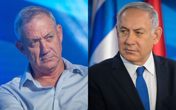 واکنش بنی گانتس به فرار نتانیاهو به پناهگاه در عسقلان