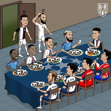 رونالدو و بنزما از این شام جاماندند!