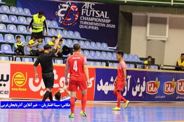 روز دوم مسابقات مقدماتی فوتسال قهرمانی آسیا در ارومیه
