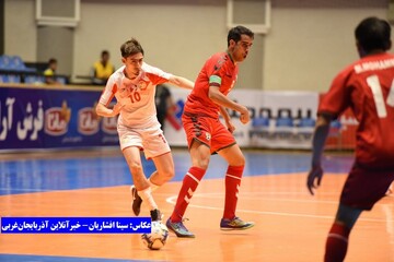روز دوم مسابقات مقدماتی فوتسال قهرمانی آسیا در ارومیه