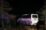 واژگونی اتوبوس در محور سمنان-دامغان/ ۲۲ نفر مصدوم شدند