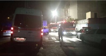 آتش‌سوزی کارگاه در البرز سبب مشکل تنفسی هفت نفر شد