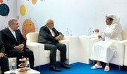 ظریف با همتای قطری دیدار کرد