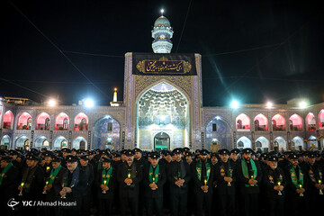 مراسم خطبه خوانی در حرم مطهر رضوی