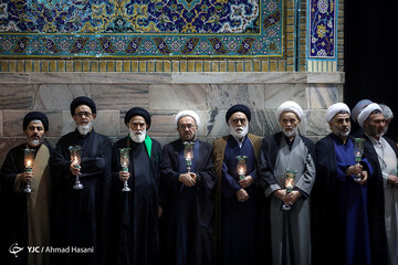 مراسم خطبه خوانی در حرم مطهر رضوی