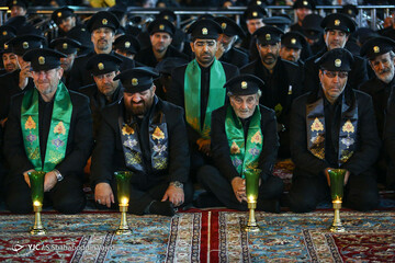 مراسم خطبه خوانی در حرم مطهر رضوی