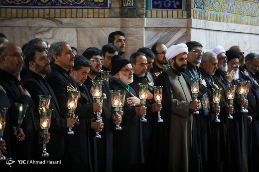 مراسم خطبه خوانی در حرم مطهر رضوی