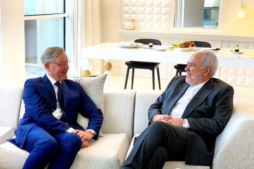 ظریف با یک مقام آلمانی دیدار کرد