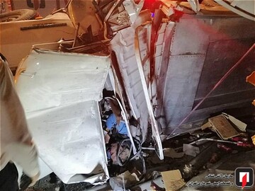 تصادف نیسان با پرشیا در بزرگراه بابایی