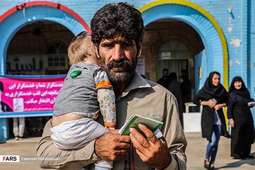 حضور پزشکان بسیجی در مناطق محروم خوزستان