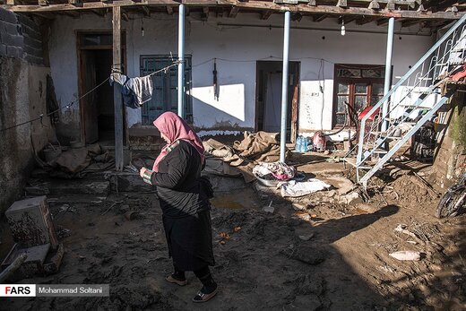 خسارات سیل در مازندران