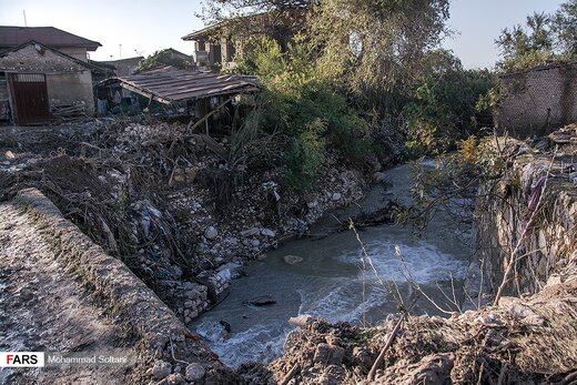 خسارات سیل در مازندران