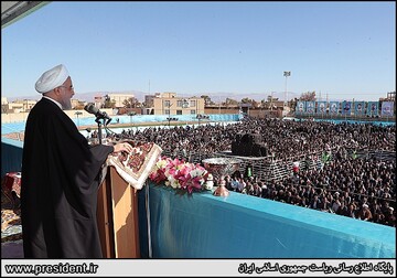 رئیس جمهور در اجتماع بزرگ و پرشور مردم رفسنجان