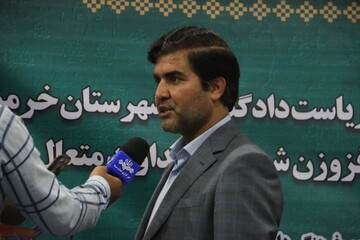 آیین معارفه رییس و دادستان جدید دادگستری خرمشهر