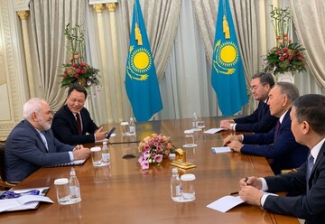 ظریف با نظربایف دیدار کرد