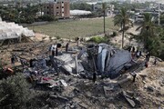 تصاویر | حملات رژیم صهیونیستی به مناطق مسکونی در غزه