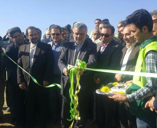 افتتاح پروژه آبیاری تحت فشار ازنا با حضور وزیر جهاد کشاورزی 