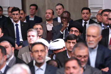 دیدار مسئولان نظام و میهمانان کنفرانس وحدت اسلامی‌