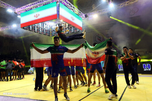 قهرمانی جوانان ایران در مسابقات کبدی