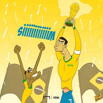 کریس رونالدو را در لباس برزیل ببینید! 