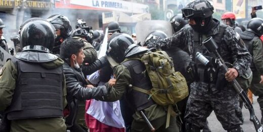 تصاویر|وزیر کشور فرانسه معترضان را ارازل و سبک مغز خواند