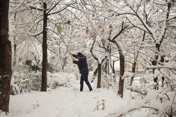 اخطاریه هواشناسی درباره بارش سنگین باران و برف
