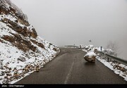 بارش برف در جاده‌های این ۴ استان