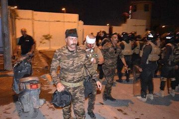 ببینید | تصاویر آسیب دیدگی نیروهای امینی عراق در نجف