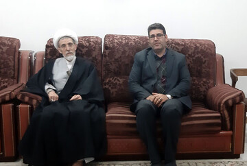 دیدار مدیرکل فرهنگ و ارشاد لرستان با آیت الله نیازی خرم آبادی 