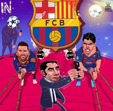 مسی و سوارز همچنان می‌تازند! 