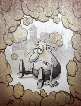 وضعیت چند روز قبل مردم در تهران!