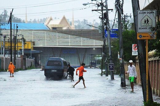 طوفان دریایی مهیب در فیلیپین