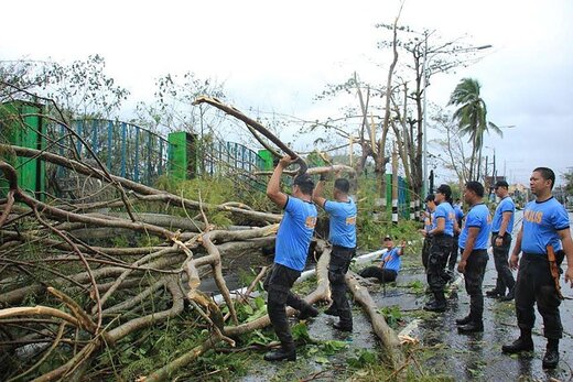 طوفان دریایی مهیب در فیلیپین