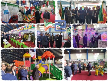 افتتاح اولین نمایشگاه خدمات شهری،حمل و نقل،فضای سبز و مبلمان شهری در سمنان