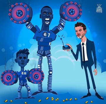 کولاک استراماچونی با ربات‌های گلزنش در استقلال!