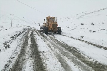 روستاهای بام ایران در محاصره برف 