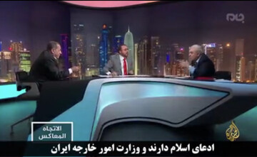 فیلم | مناظره جنجالی الجزیره درباره ایران/منتقد اسد:یک شهید ایرانی در فلسطین اسم ببر؟/ موافق اسد:به یاری ایران فلسطینی‌ها دیگر با سنگ دفاع نمی‌کنند