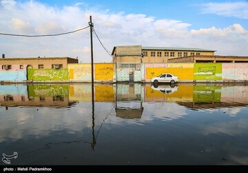 طغیان فاضلاب در خیابان های شهر کوت عبدالله - خوزستان