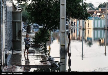 طغیان فاضلاب در خیابان های شهر کوت عبدالله - خوزستان