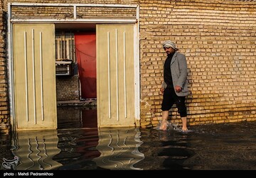 طغیان فاضلاب در خیابان های شهر کوت عبدالله - خوزستان