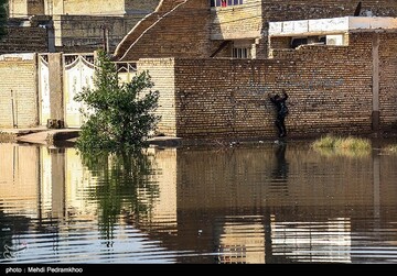 طغیان فاضلاب در خیابان های شهر کوت عبدالله - خوزستان