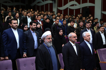 رییس جمهور در جمع دانشجویان دانشگاه فرهنگیان
