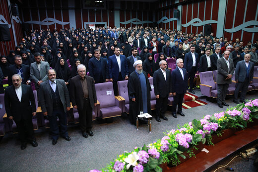 رییس جمهور در جمع دانشجویان دانشگاه فرهنگیان