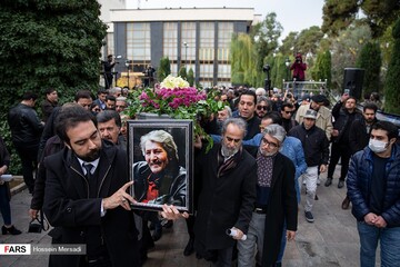 تشییع پیکر «تورج شعبانخانی»