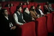 علامه محمدرضا حکیمی برای تماشای فیلم به موزه سینما آمد