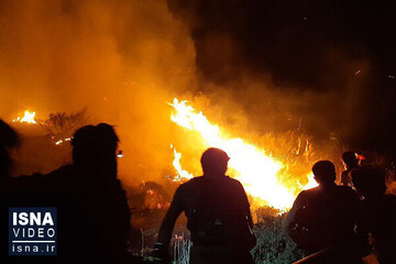 آتش‌سوزی گسترده در ضلع شرقی پلاسکوی قدیم