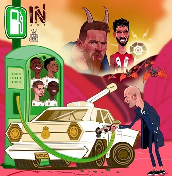 زیدان درحال بنزین زدن برای جنگ بزرگ‌!